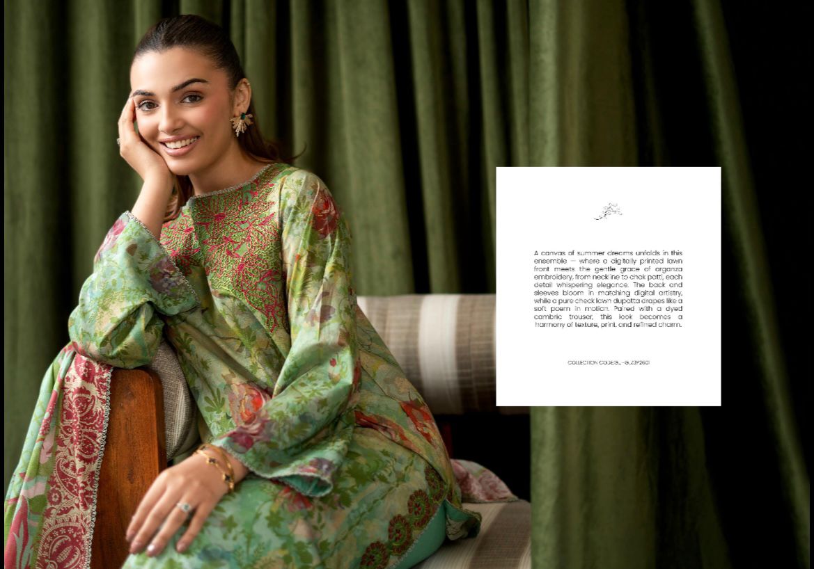 Gulzeb · Festive Lawn — Gulzeb Design 12