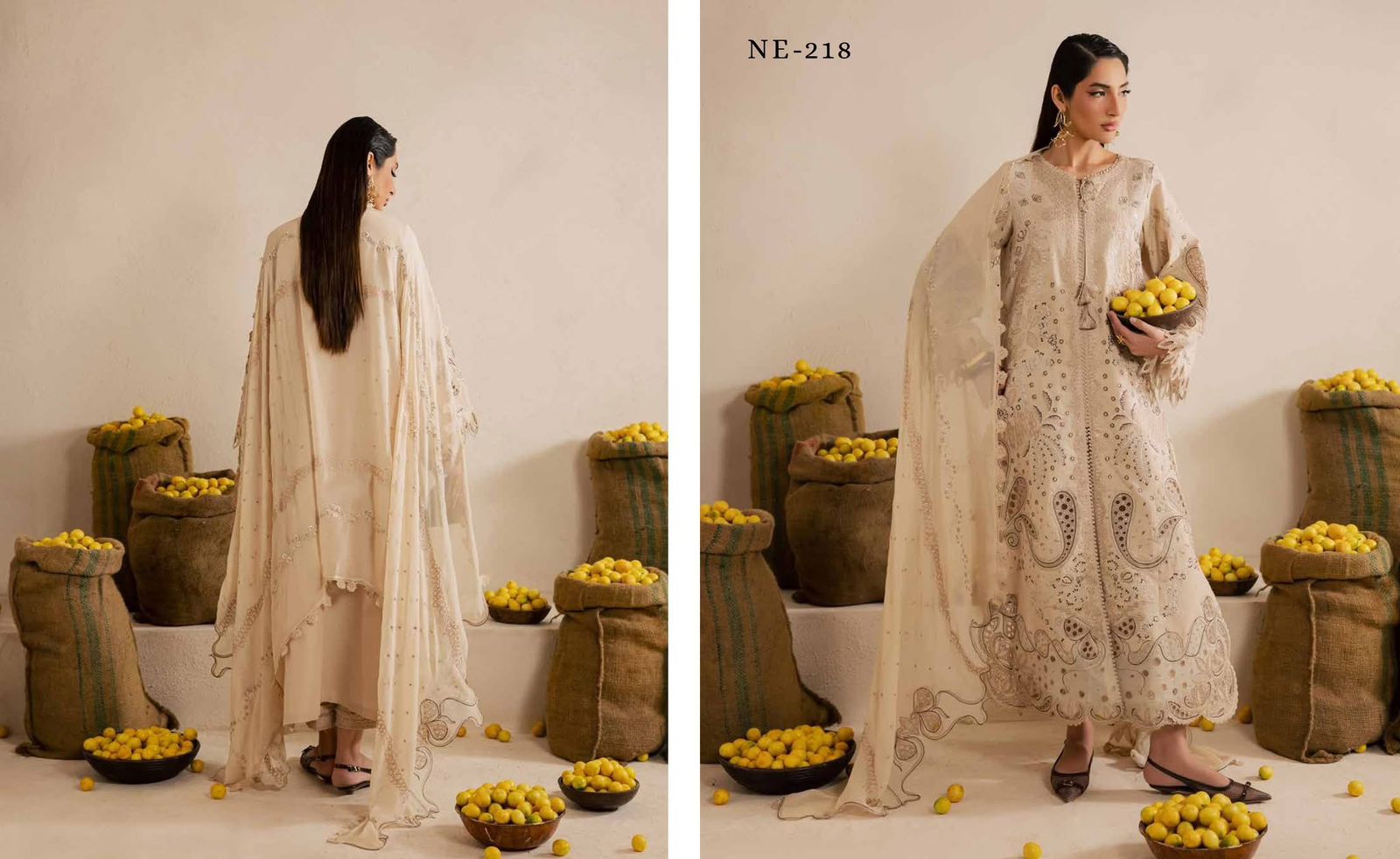 TAUFA — Nureh Exclusive Chiffon Karandi Design 1