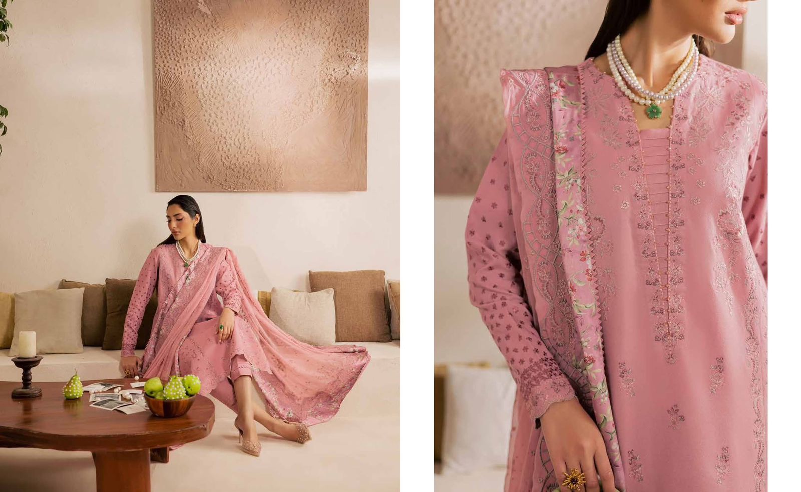 TAUFA — Nureh Exclusive Chiffon Karandi Design 3
