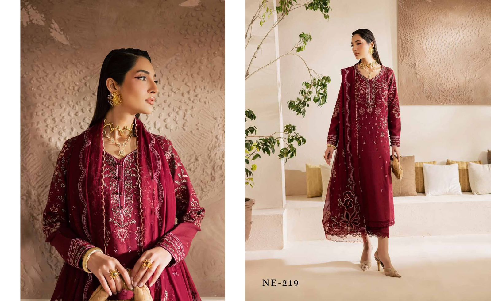 TAUFA — Nureh Exclusive Chiffon Karandi Design 4