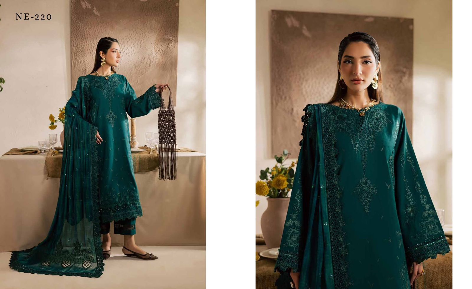 TAUFA — Nureh Exclusive Chiffon Karandi Design 5