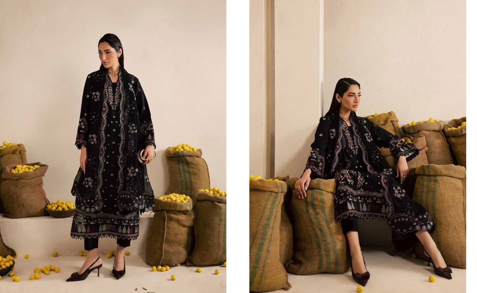TAUFA — Nureh Exclusive Chiffon Karandi Design 6